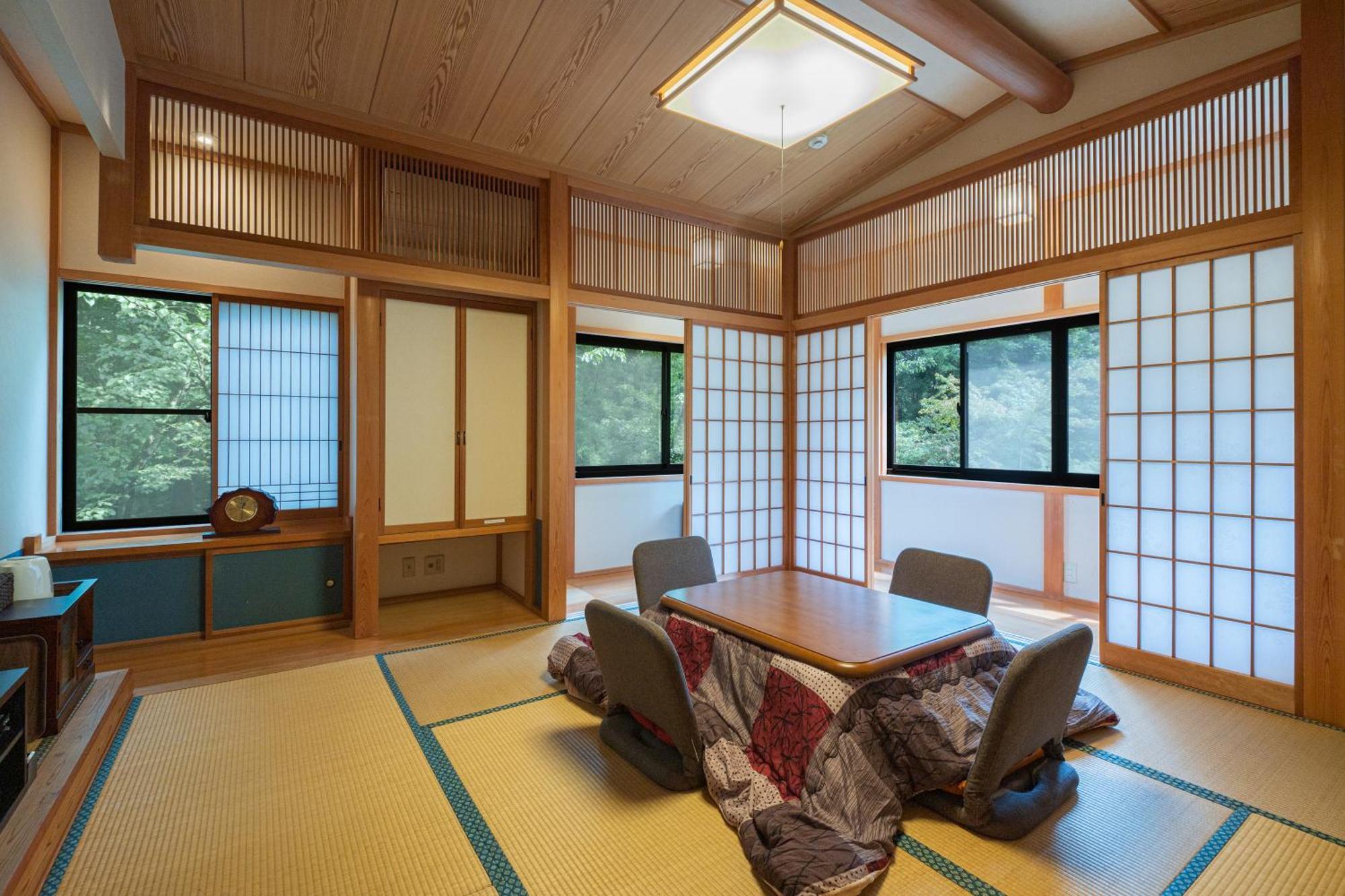一棟貸切 森のお風呂とアウトドアサウナ 日光雪月花 Villa Luaran gambar